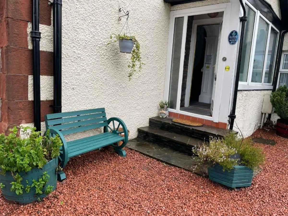 Front door and garden